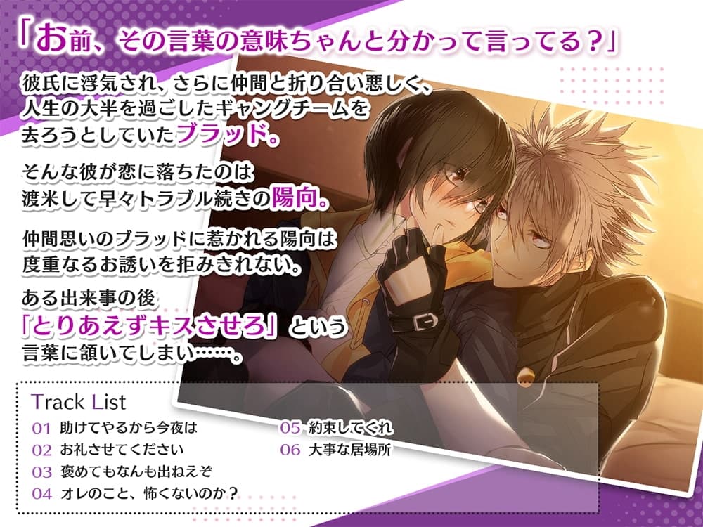 僕と彼の危険な同居生活 淫乱ギャングにご用心 CV.石谷春貴/伊東健人【簡体中文台本/韓国語台本付属】 サンプル画像 3