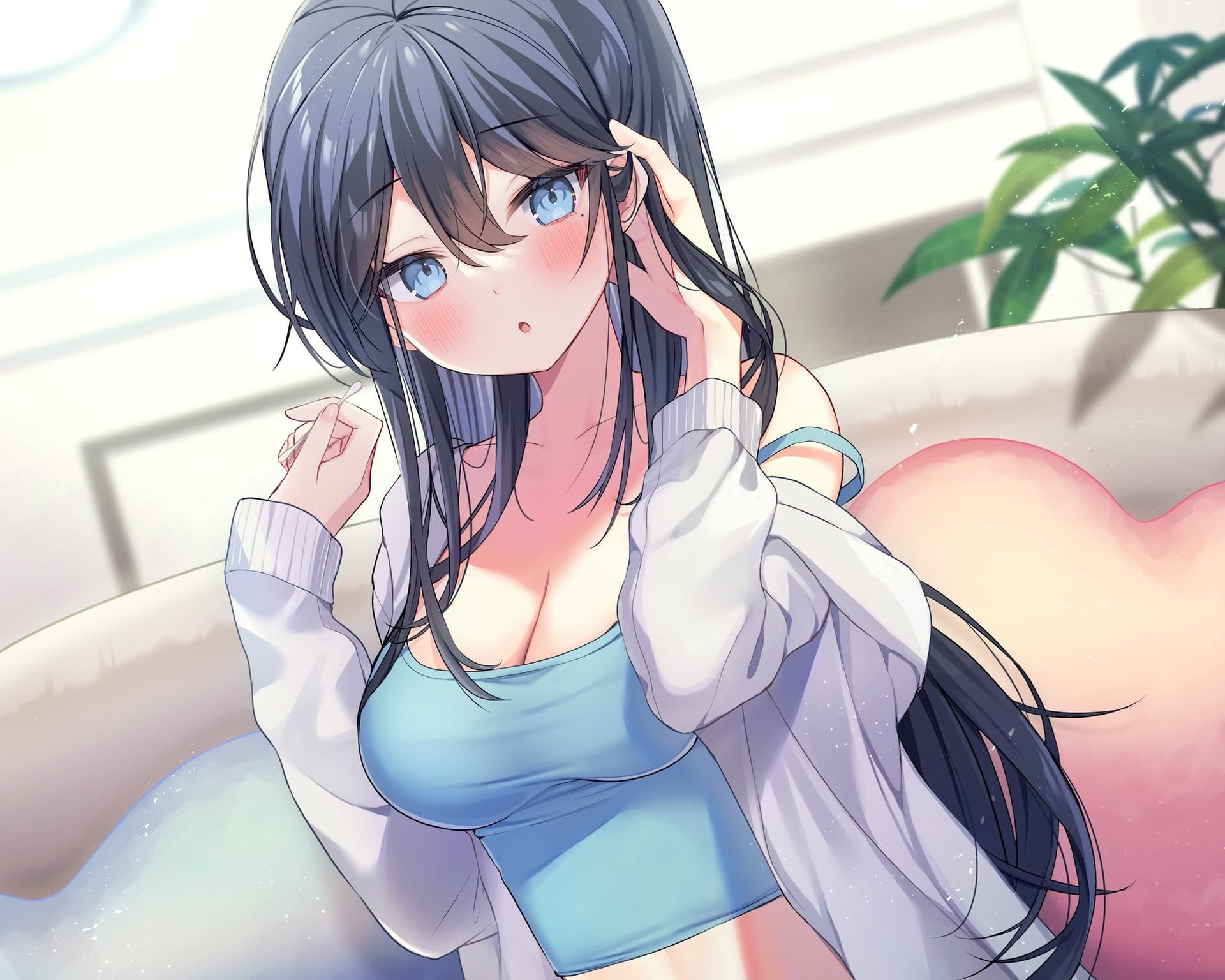 【耳かき・オイルマッサージ・お風呂】クール系彼女と過ごす休日の甘い時間【CV.山田麻莉奈】 サンプル画像 1