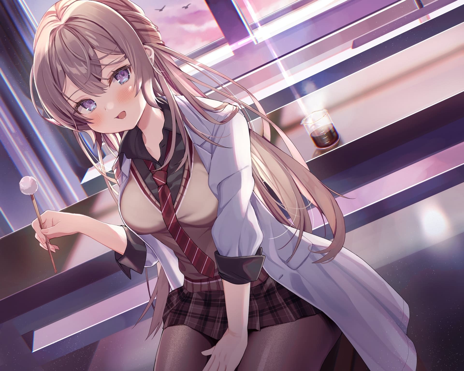 【全肯定の囁き・耳かき・ASMR各種】彼女は僕の耳を……したい。～お耳ジャンキーな理系JKに『研究』されちゃおう～【CV.広橋涼】 サンプル画像 1