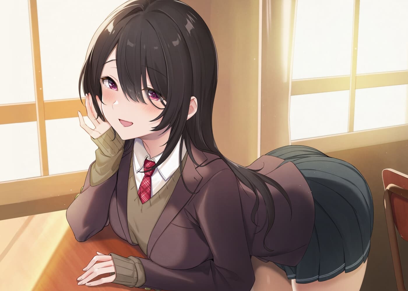 【超イチャイチャ×ハグ&添い寝】かまってちゃんの甘えたがり委員長とひたすらイチャイチャするだけ…【CV.相良茉優】 サンプル画像 2