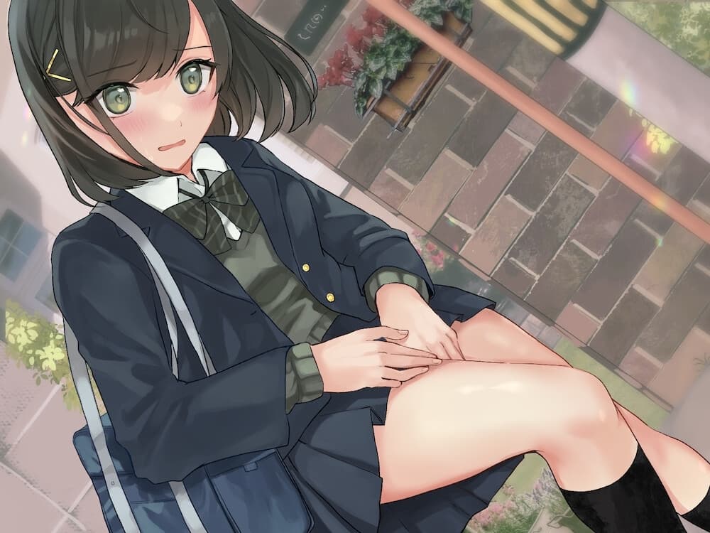 下校中におしっこを我慢する女子高生～実録体験談～ サンプル画像 2