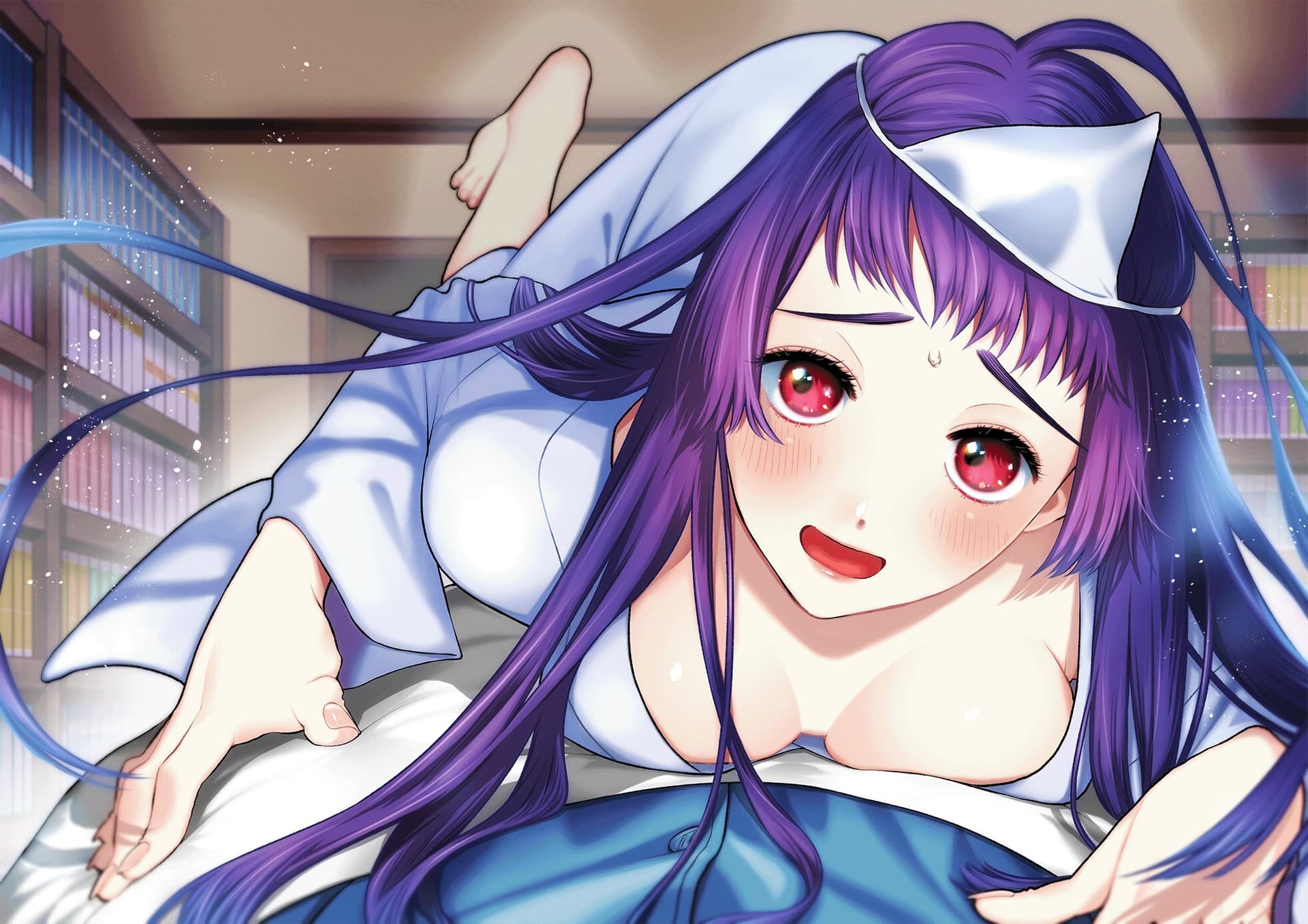 【認知シャッフル睡眠法と耳かきASMR】幽霊ちゃんと寝かしつけ サンプル画像 1