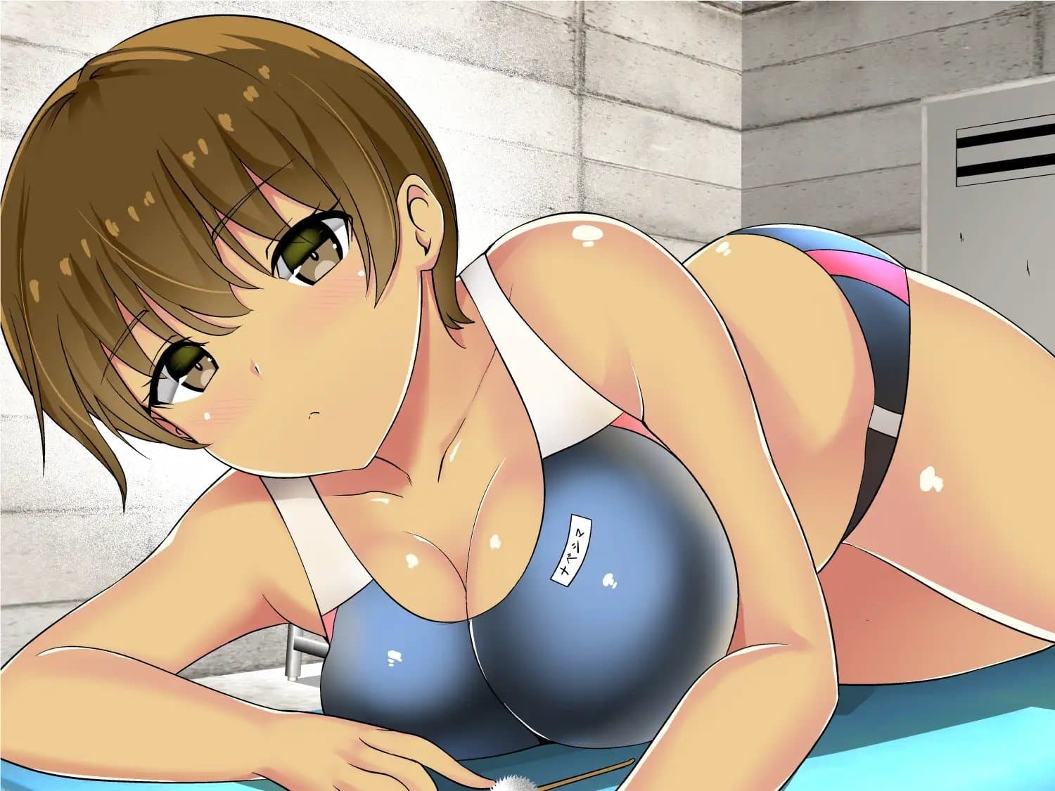 陸上部の寡黙な先輩にお耳をひたすら弄られる サンプル画像 1