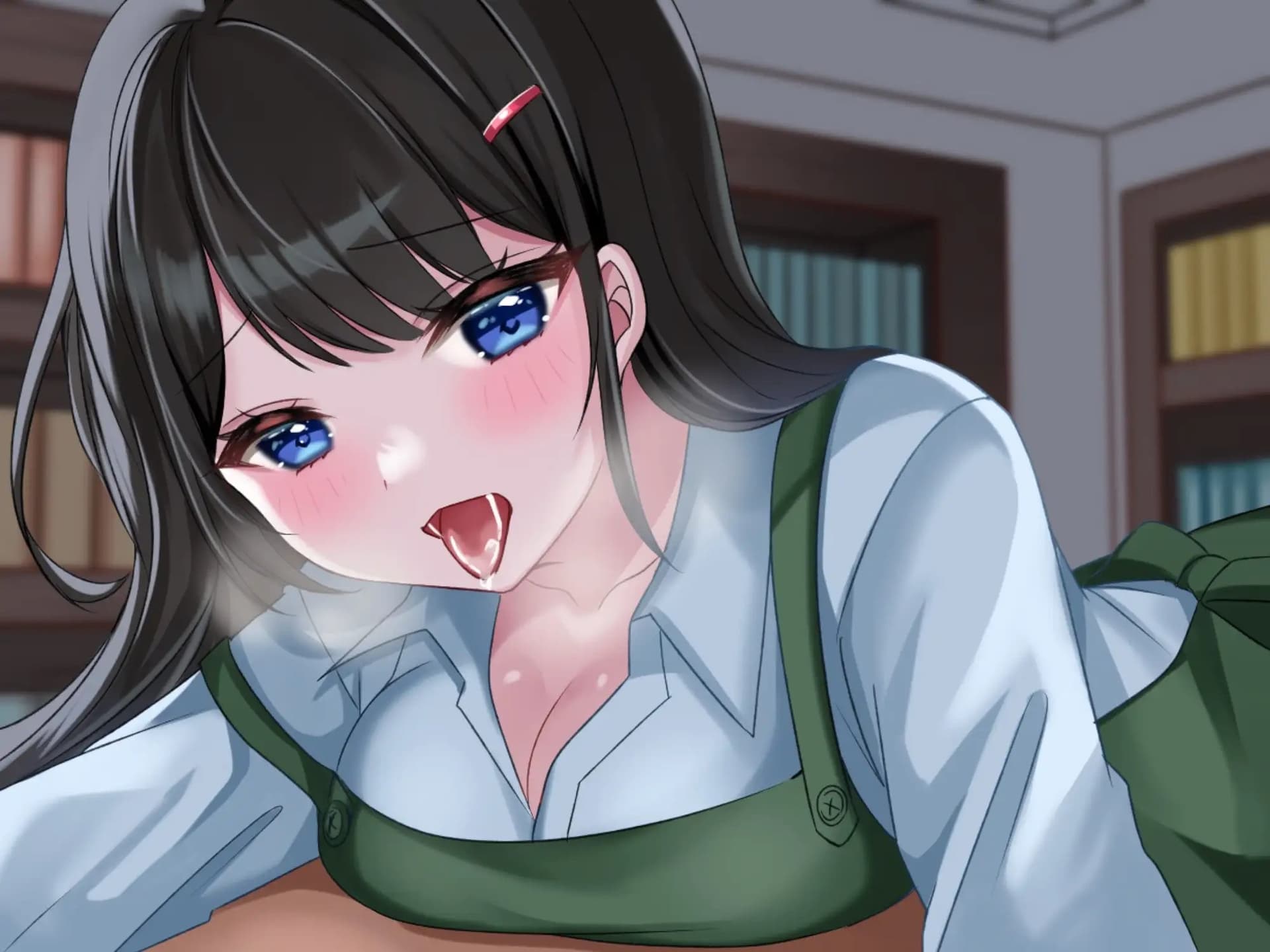 【囁き超特化】密着囁き&耳舐めで脳内とろとろ♪静かな図書館で小悪魔による内緒の読み聞かせ サンプル画像 4