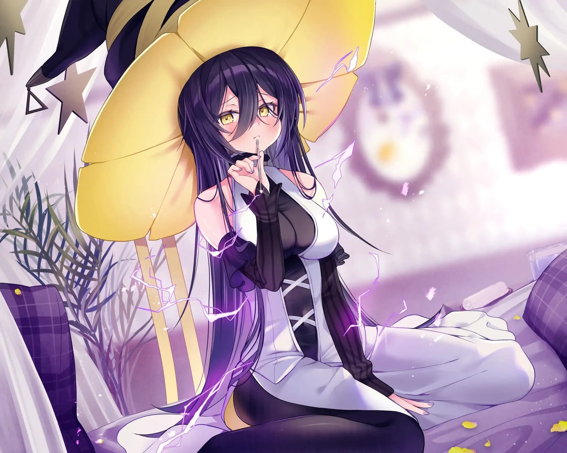 【電子ノイズ耳かき】ウイッチズ・エルミタージュ 雷電の魔女のビリビリスパークヒーリング【CV.高柳知葉】 サンプル画像 1