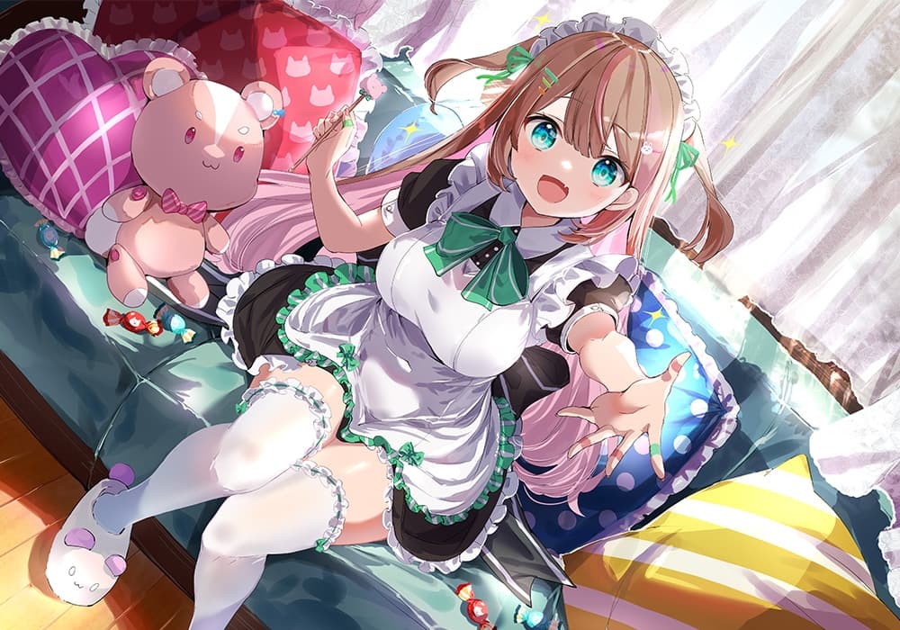 【メイドに甘やかされるASMR】ポジティブメイドに日向で耳を癒やされる人生【CV:大地葉】 サンプル画像 1