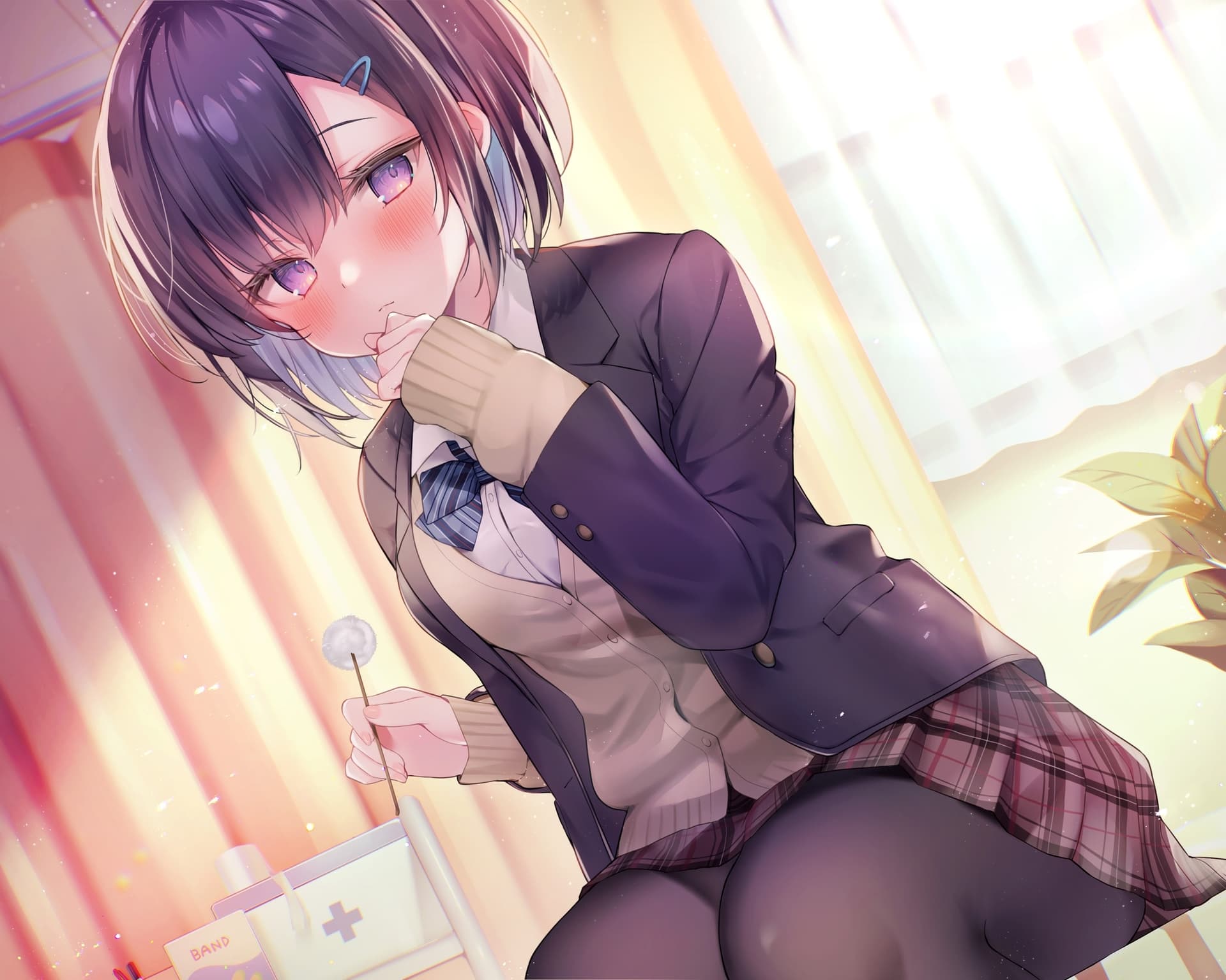 (実は俺のことがめちゃくちゃ好きだけど必死に隠している)雑賀峰さん【CV.尾崎真実】 サンプル画像 1