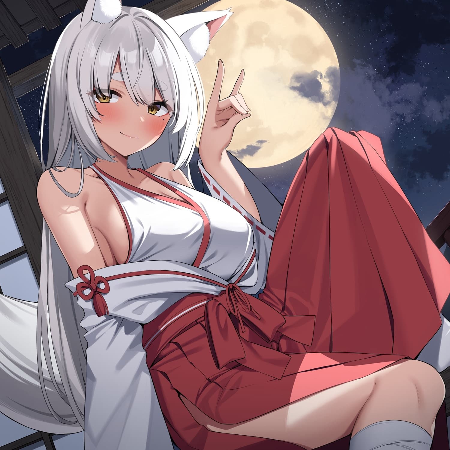 【落ち着きボイス】本当に疲れている時に聴く、のじゃもふ妖狐の千歳さん【CV.ありのりあ】 サンプル画像 2