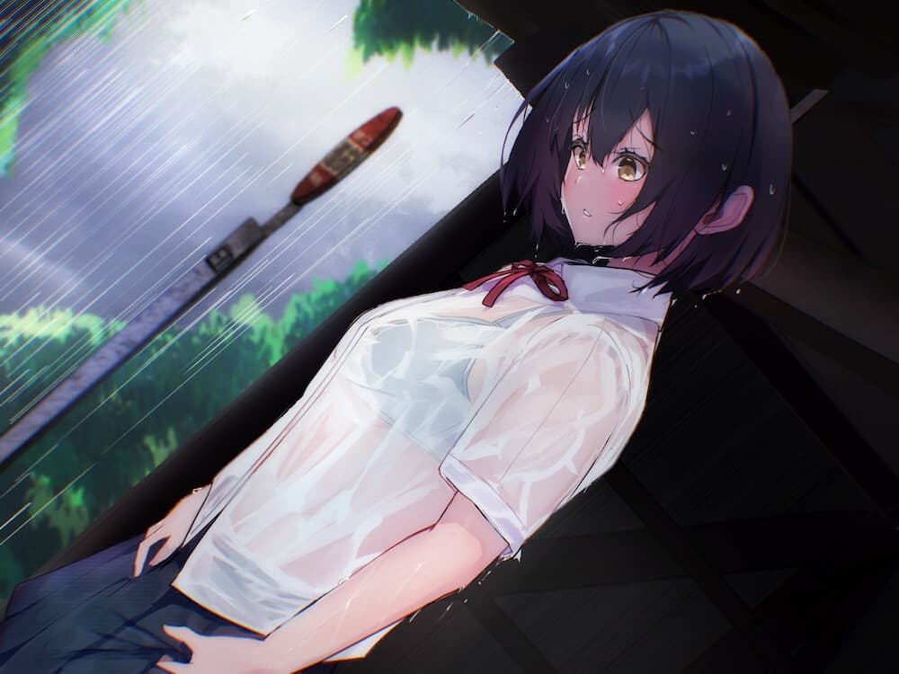 【おしっこ我慢】帰り道、雨に降られて尿意を催し… サンプル画像 3