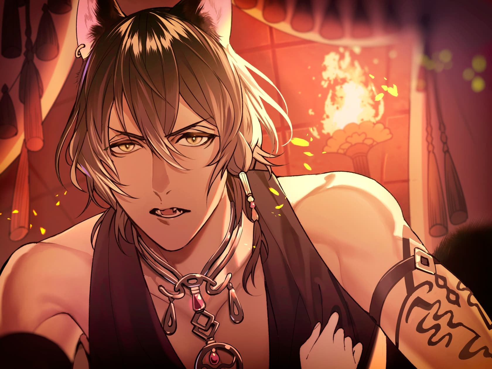 異世界転生したら呪われた俺様狼王子イーラに執着されました【おやすみASMR】 サンプル画像 2