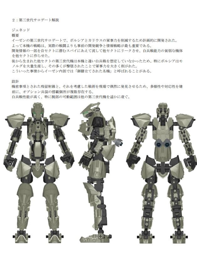 サロゲート 用語・機体設定解説ボイス サンプル画像 1