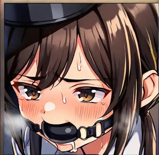 緊縛された婦警さん、猿轡に悶え… サンプル画像 3