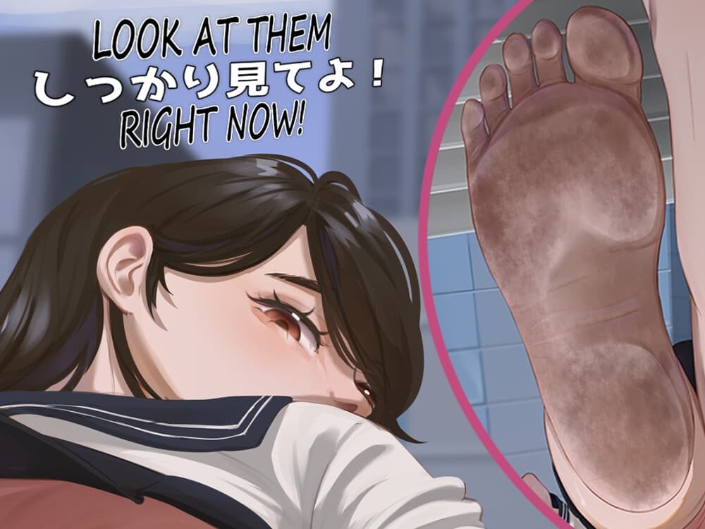 いつも裸足のJKが無邪気に語る、なぜかささる言葉 サンプル画像 1