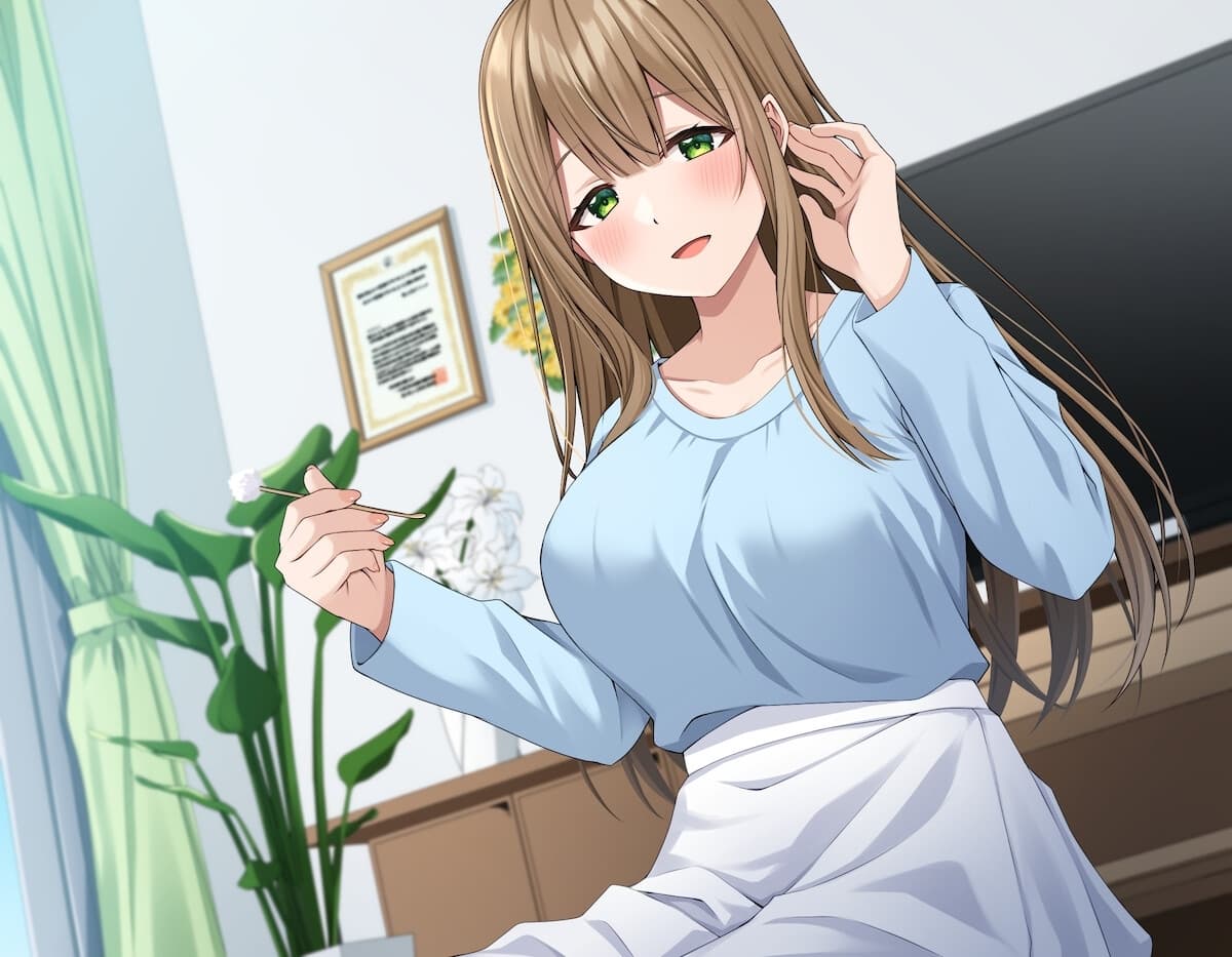 【耳かき&添い寝】ママといっしょにおねんねしましょ 〜お淑やかママ編〜【CV:芝崎典子】 サンプル画像 2