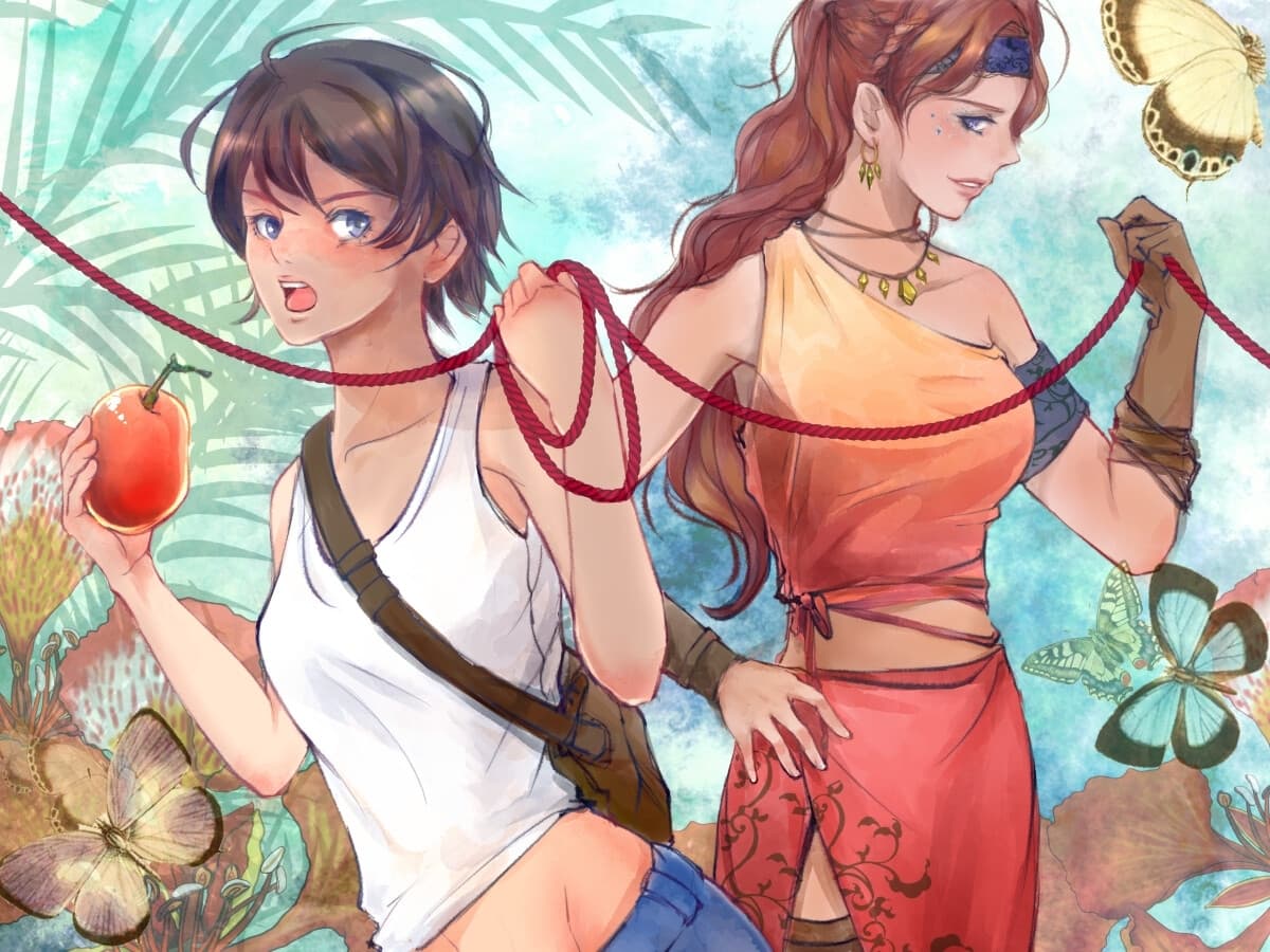 怪談アリス【赤い宝石】-異世界百合ハーレム-(完全版) サンプル画像 1