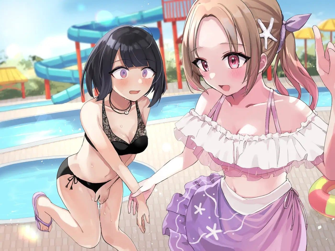 【おしっこ我慢/お漏らし】プールはトイレじゃありませんっ! サンプル画像 1