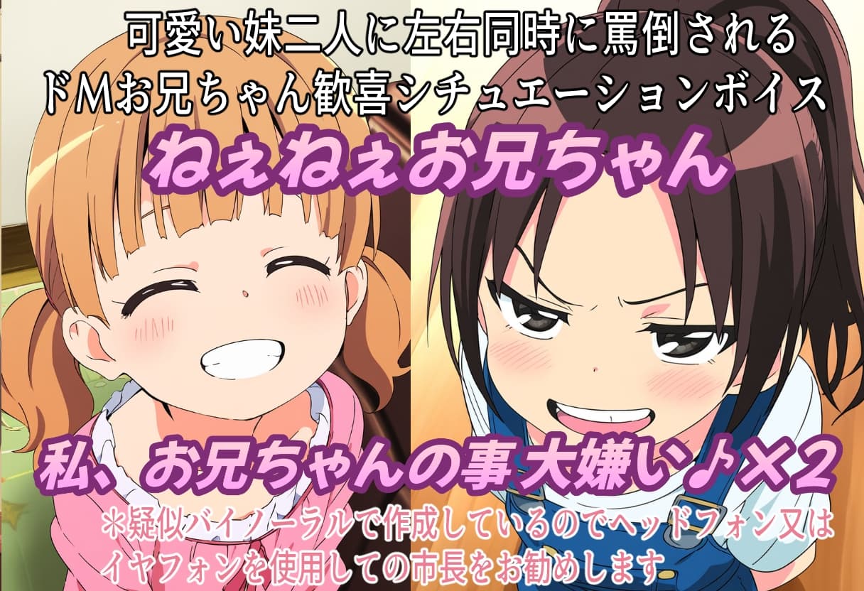 (疑似バイノーラル)お兄ちゃん大嫌い! サンプル画像 1