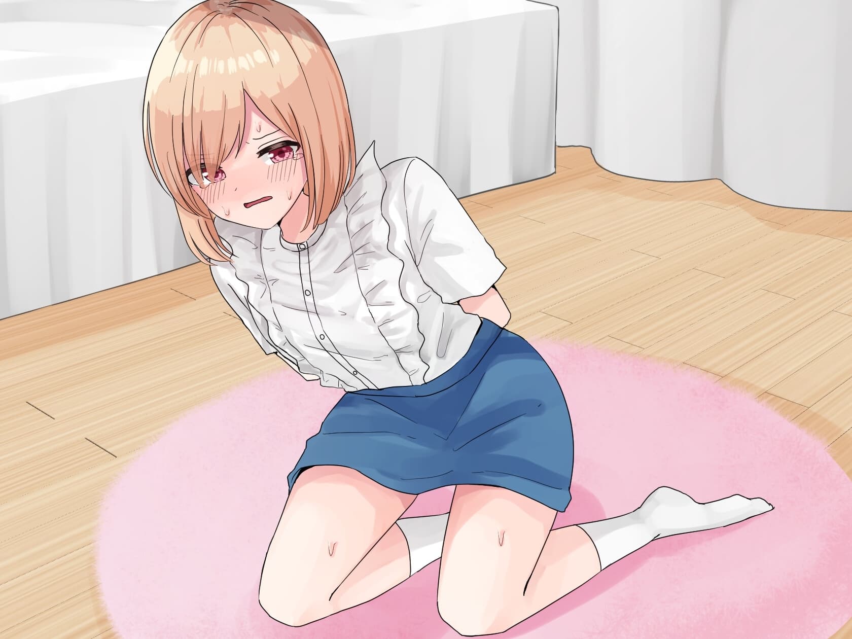 【おしっこ我慢】男の娘は百合にはいりますか? CV西瓜すいか CVありのりあ サンプル画像 2