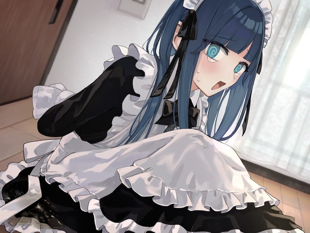 倫理観の終わってるメイドをおしがま拘束でわからせる。【お漏らし/バイノーラル】 サンプル画像 2