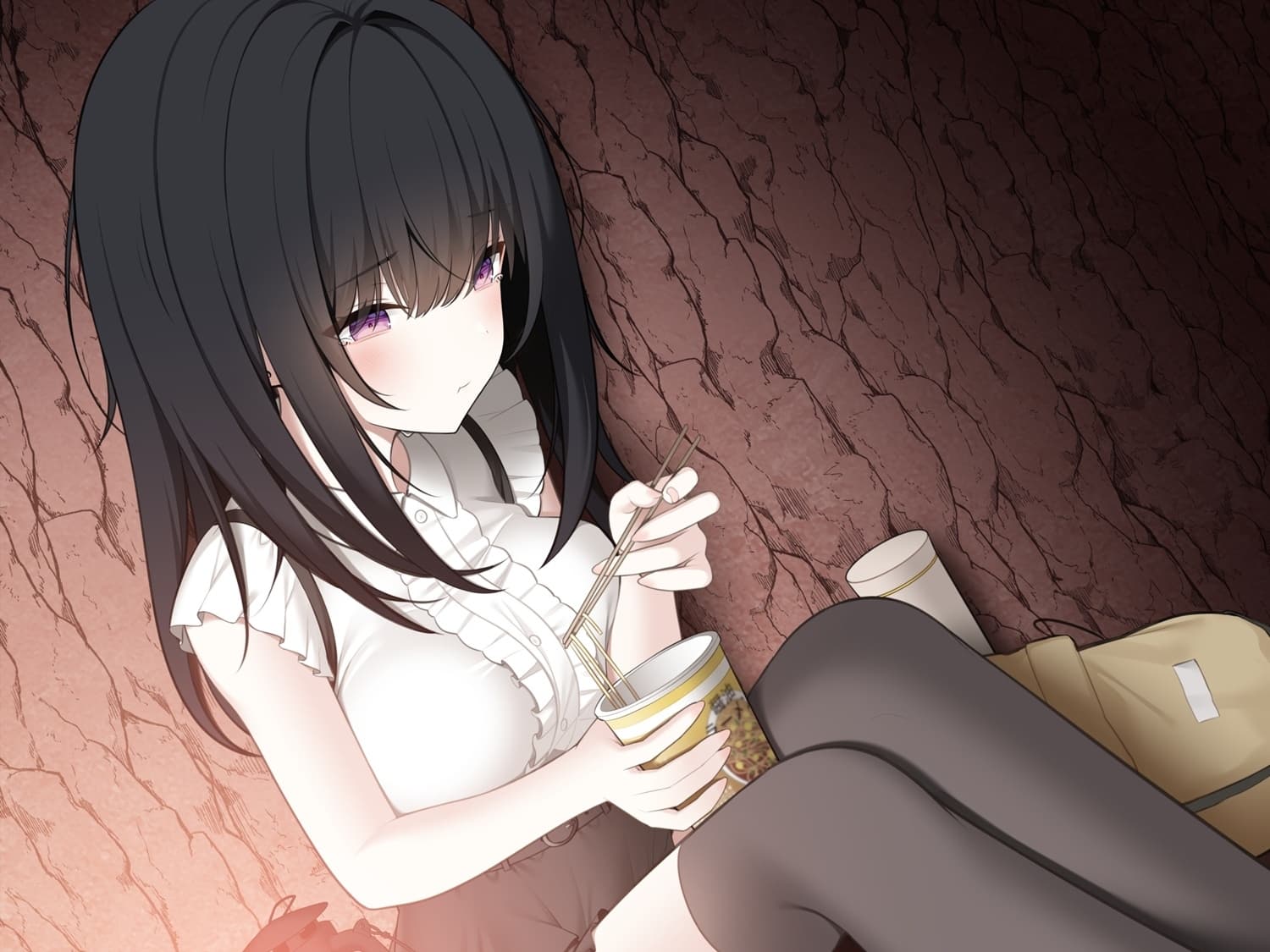 洞窟は真っ暗だし 私の愛(こえ)が響いて落ちつきますよね(威圧)【安眠用 R-15癒し音声/本編 3時間30分/ぐっぽり両耳耐久耳舐め特典付き 60分×2本】 サンプル画像 2