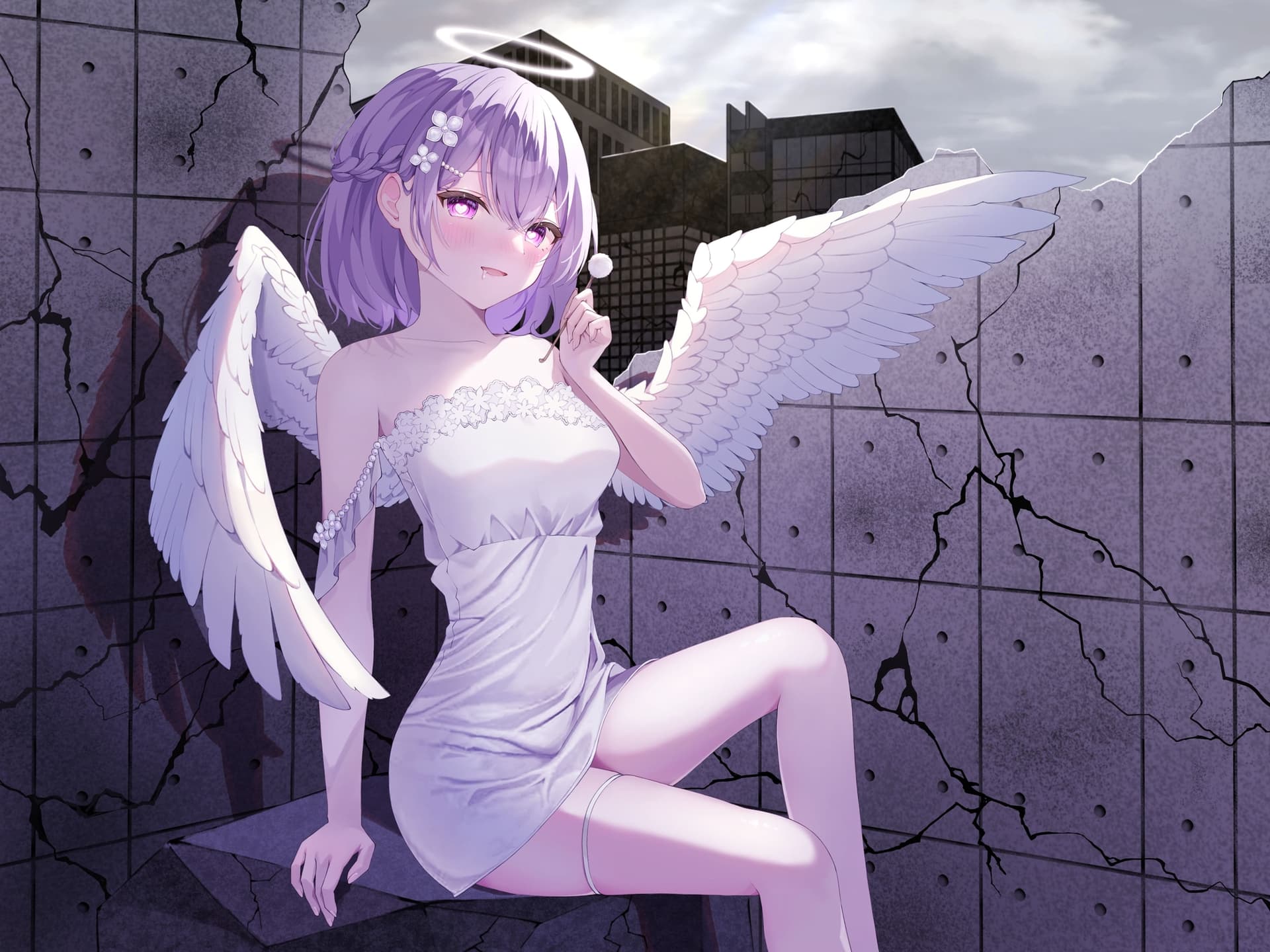 あなたの事が好きすぎるちょっぴりヤンデレな天使ちゃんに愛されまくる サンプル画像 1