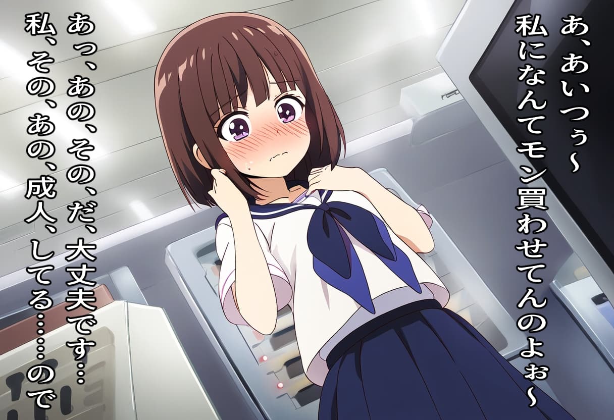 童顔お姉ちゃんの弱みを握って制服コスプレ羞恥デート サンプル画像 3