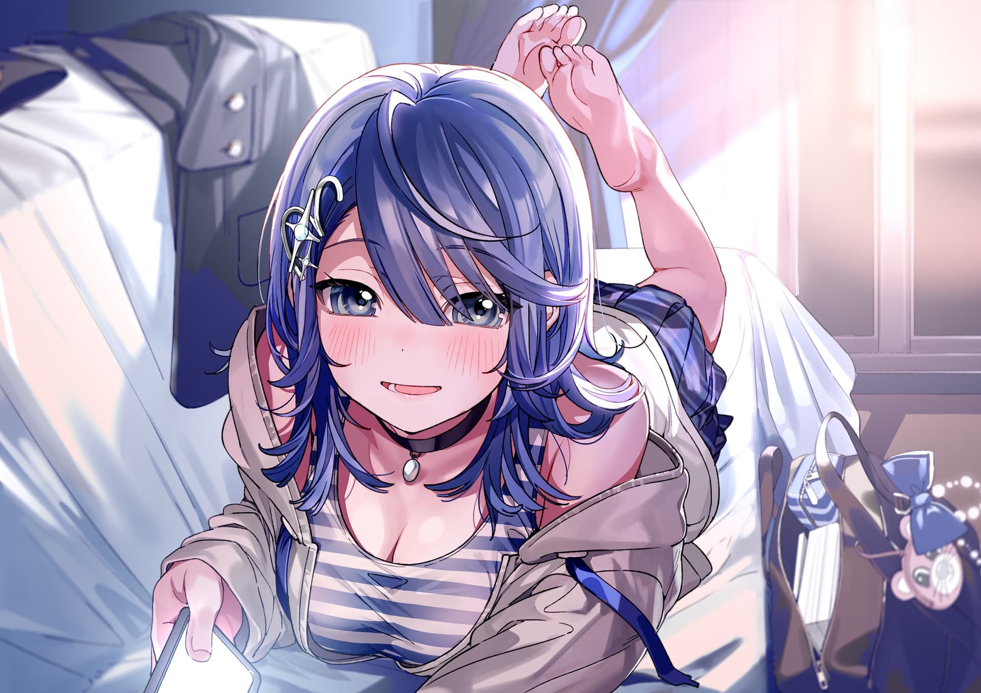 【CV土屋李央】幼馴染は添い寝フレンド～密着あまあま寝かしつけDays～【安眠・耳かき・吐息】 サンプル画像 3