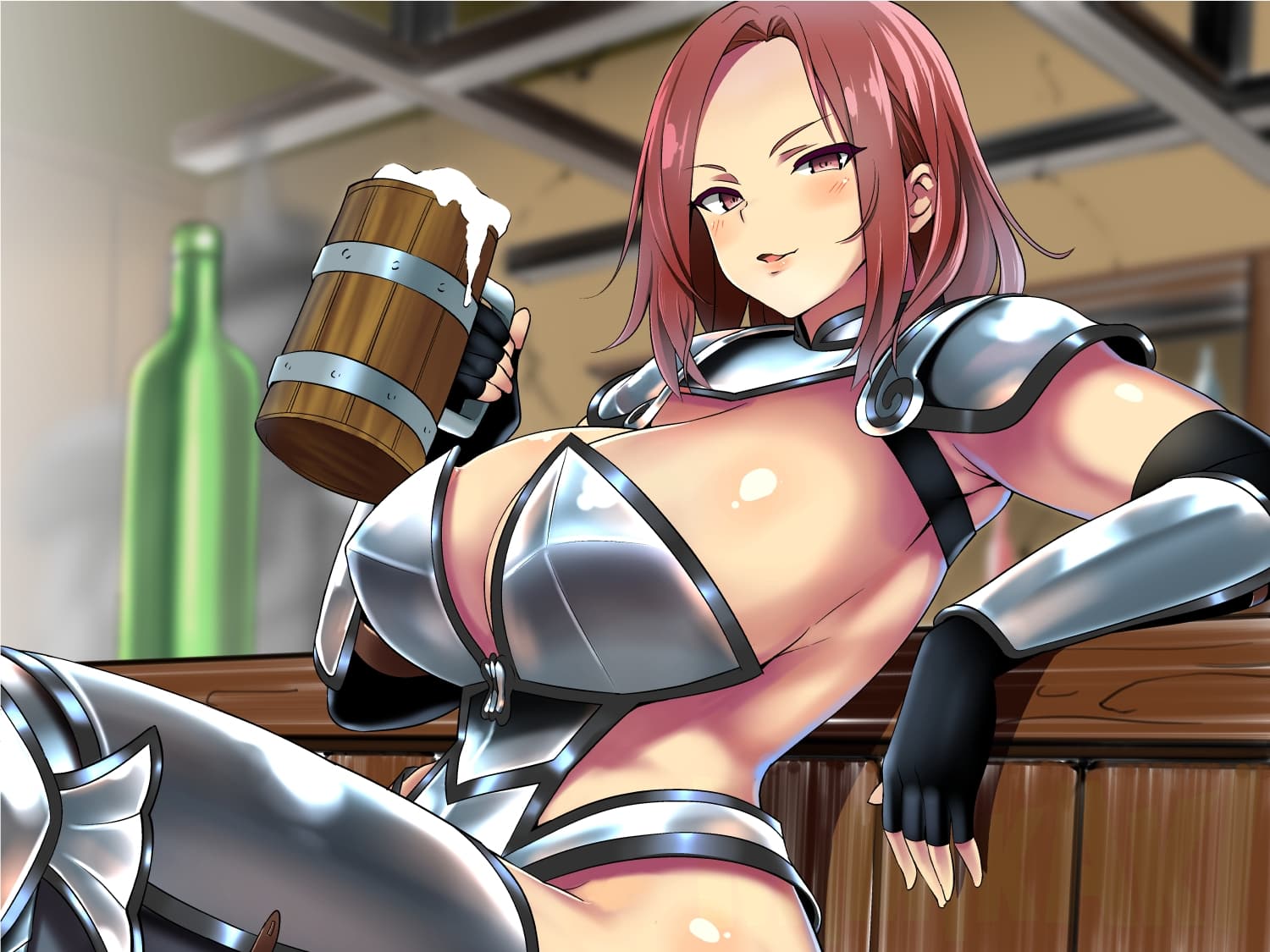 耳ほじクエスト～ミミーダの酒場～『強くてセクシーな戦士のお姉さんをなかまにする?▶はい いいえ』 サンプル画像 2