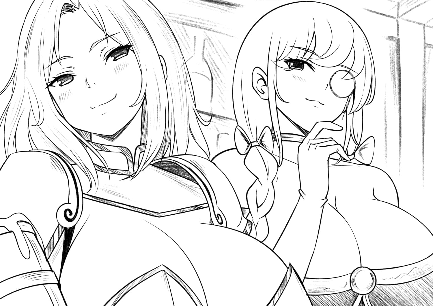 耳ほじクエスト～ミミーダの酒場～『強くてセクシーな戦士のお姉さんをなかまにする?▶はい いいえ』 サンプル画像 4