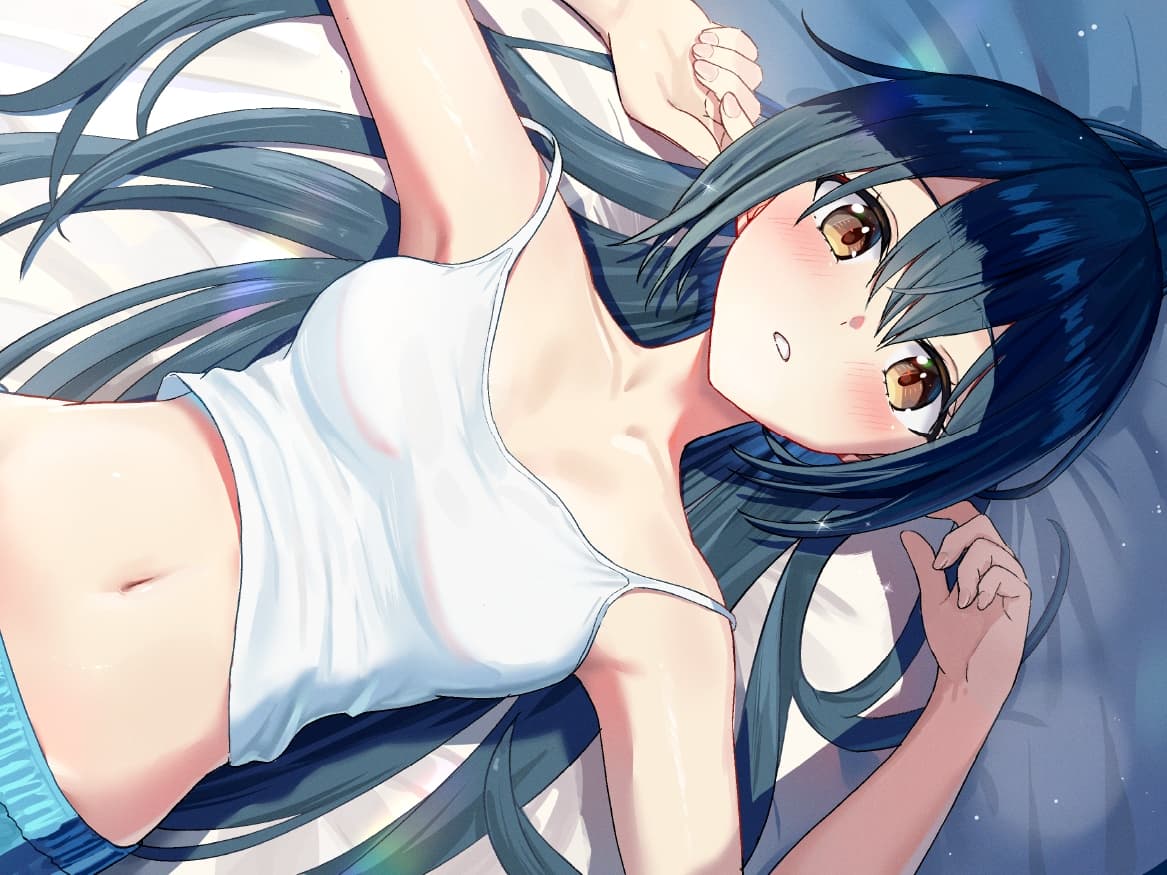 【CV.伊駒ゆりえ】気だるげ彼女と、だらだら同棲中【耳かき・添い寝・マッサージ】 サンプル画像 1