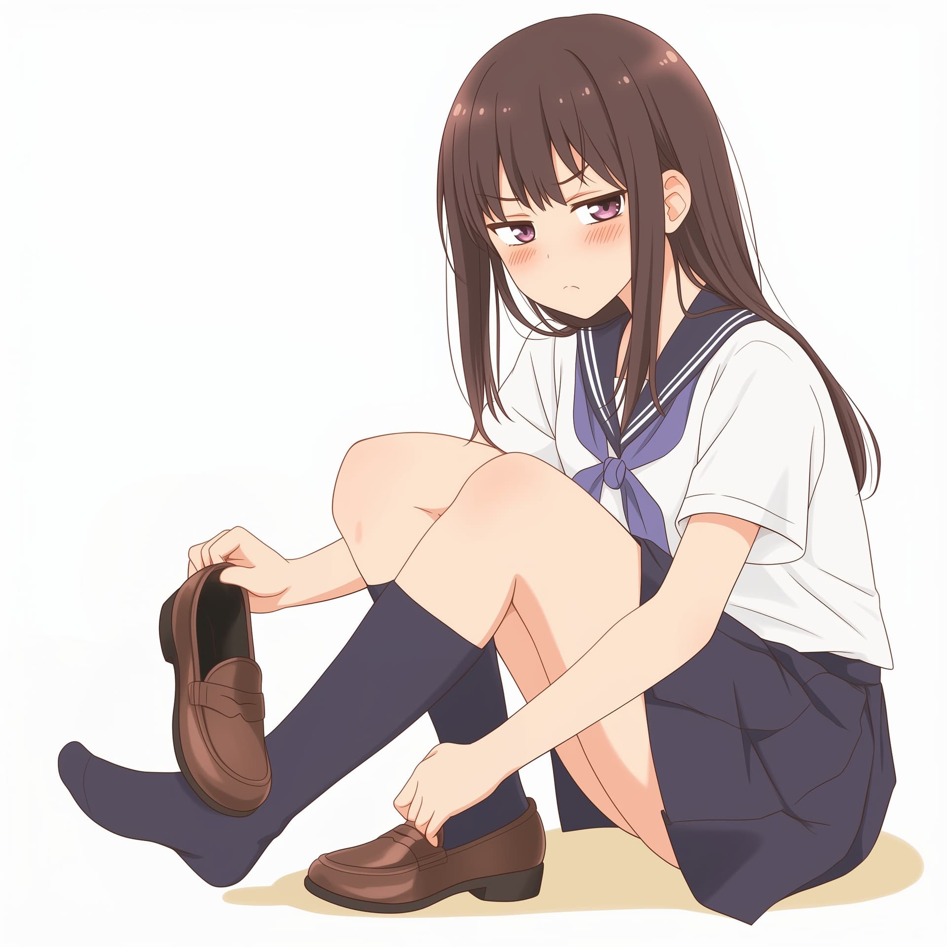 後輩J〇彼女の靴の匂いをひたすらクンクンするだけのボイス サンプル画像 1