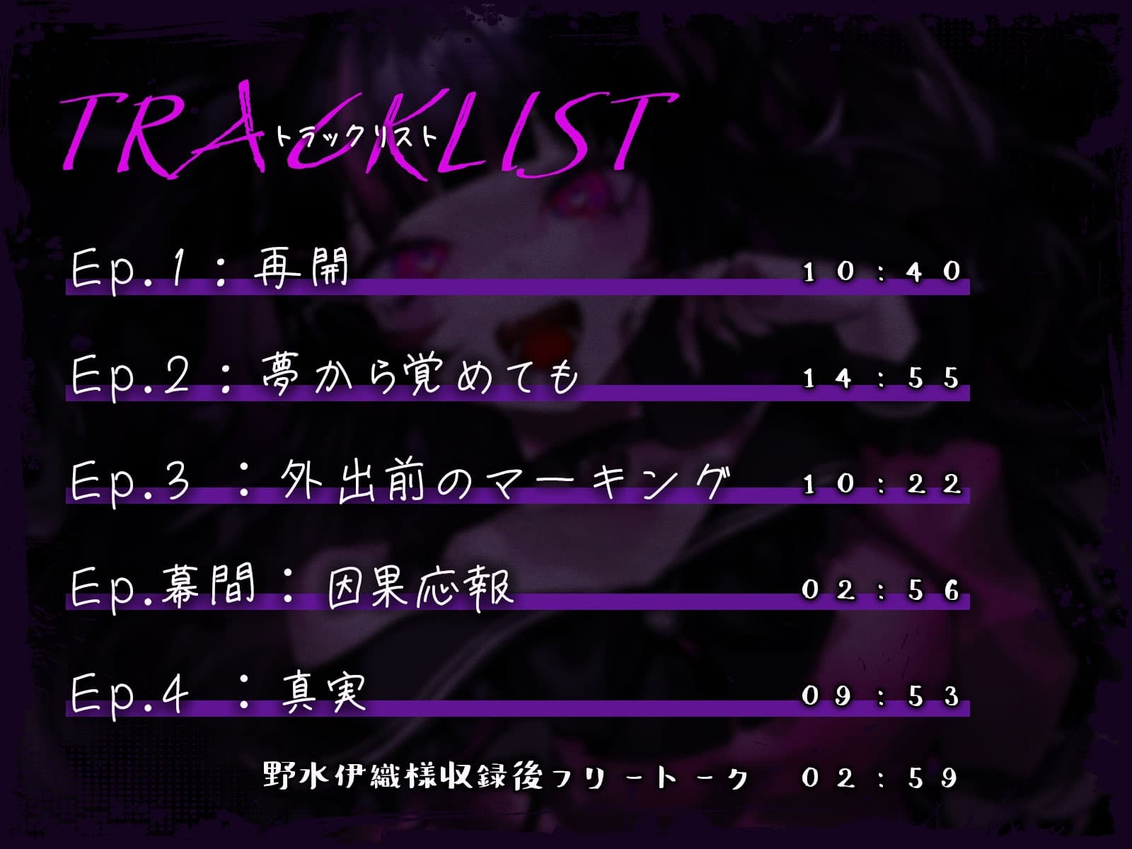 【サークル作品特別セール中‼️メンヘラ依存ASMR】僕は君のことが大大大大大大大大大大大大大大好きだから【CV:野水伊織】 サンプル画像 3