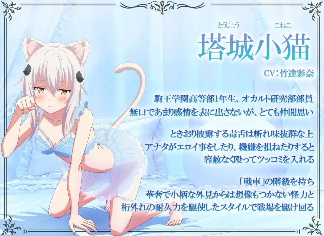 ハイスクールD×D HERO ASMR 小猫と秘密のマル秘特訓!?【CV:竹達彩奈】 サンプル画像 2