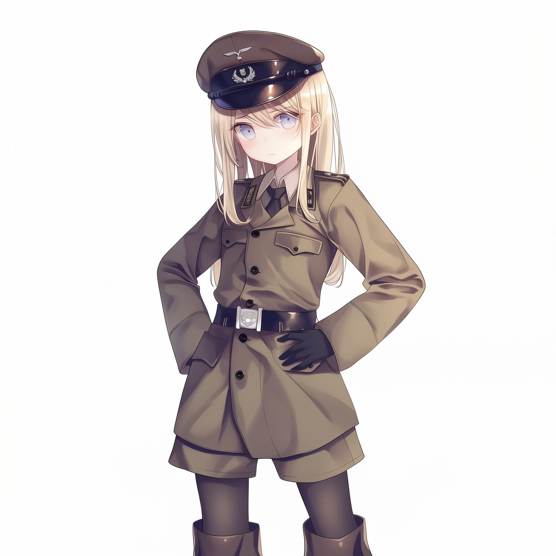 女軍人のムレムレ脱ぎたてブーツ匂い責め尋問 サンプル画像 1