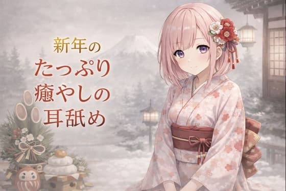 【超耳舐め特化】新年のたっぷり癒やしの耳舐め【安眠ASMR】