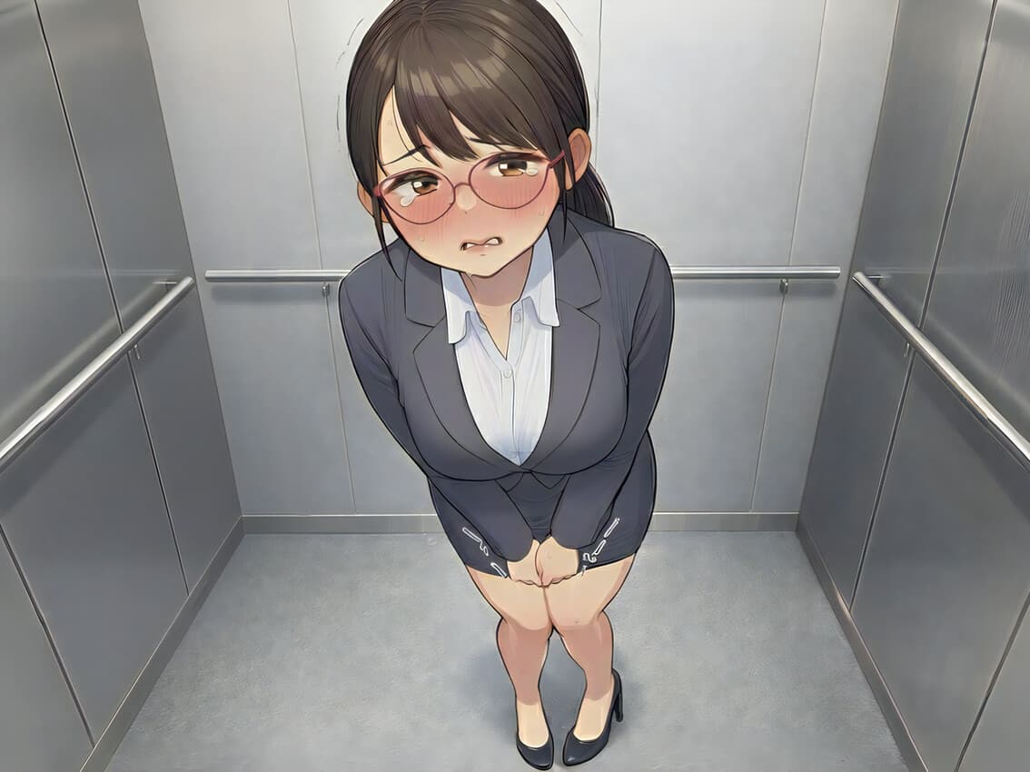 【おしっこ我慢】パワハラ女上司が、利尿剤を仕込まれて…… ～上司と新卒 おしがま短編集～ サンプル画像 1