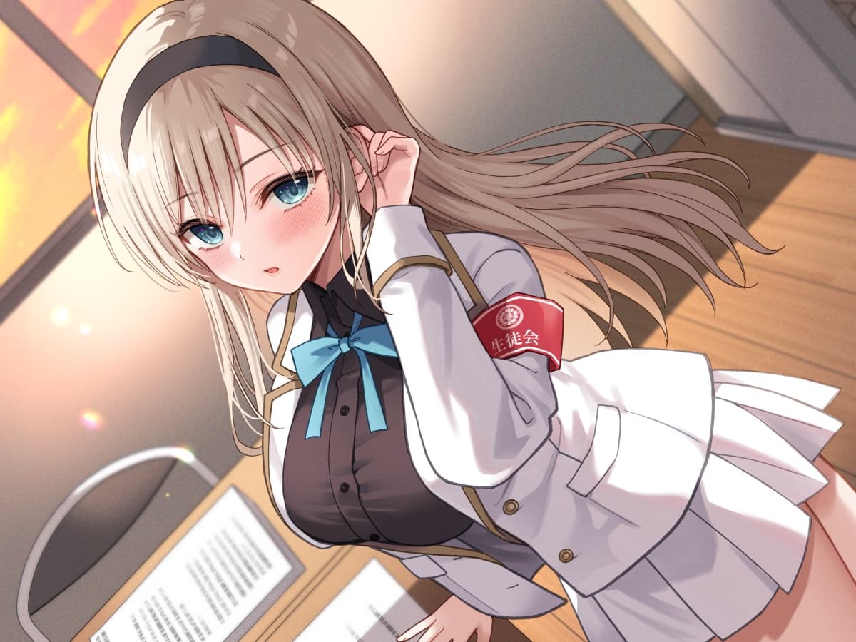かじょサポ～真面目な生徒会長に罰ゲームで告白したら、めちゃくちゃ可愛かった～ サンプル画像 5