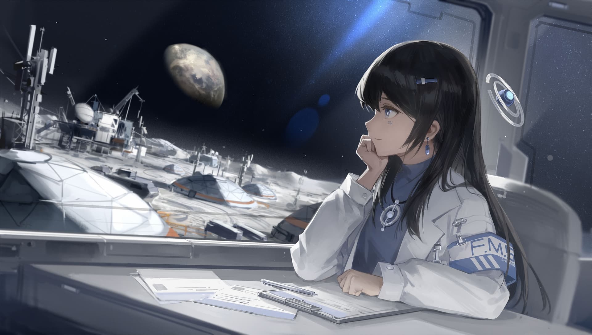 【SF×ASMR】LUNA～月と地球とアンドロイド～(CV:浅見ゆい) サンプル画像 1