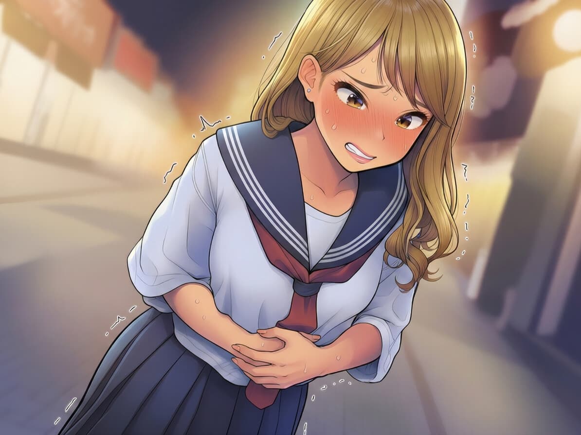 【おしっこ我慢】私をいじめるギャルの 体内に入って復讐 サンプル画像 2