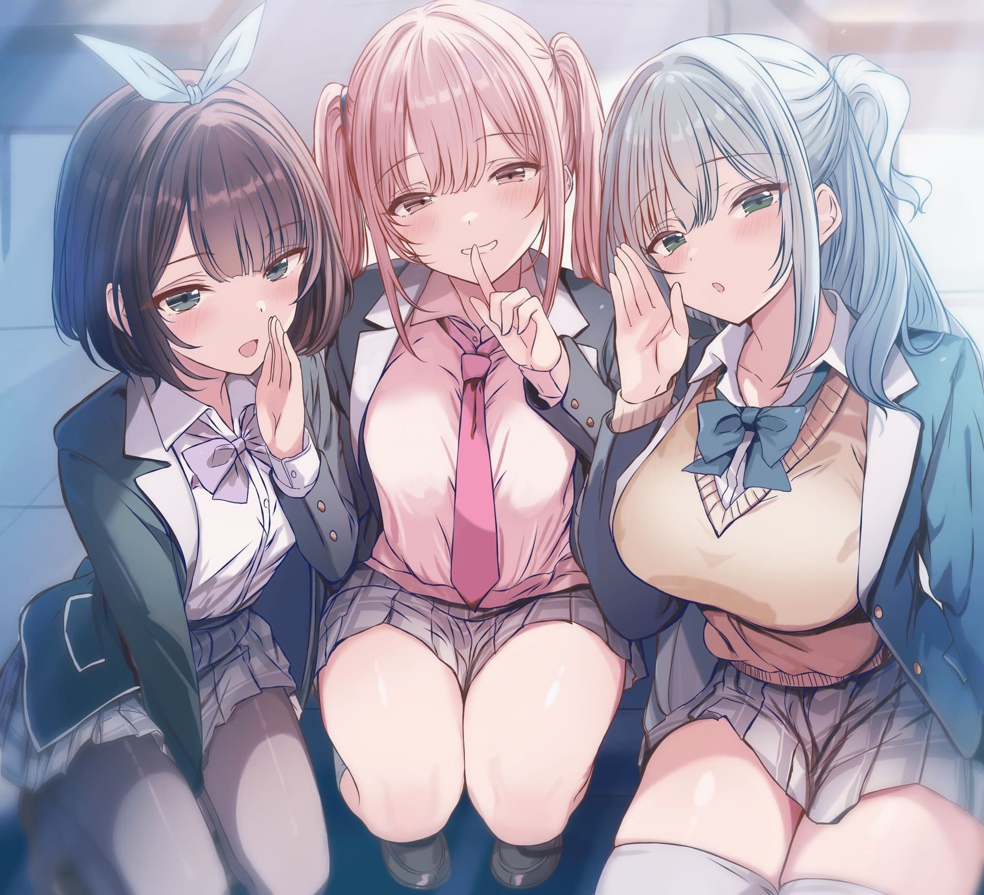 《特別版》ラブコメしないと出られない部屋 ～3人の美少女たちが俺を好きだとわかって甘々修羅場すぎる～【CV:にゃろめにあ、佐倉いすみ、犬塚いちご】【KU100】 サンプル画像 1