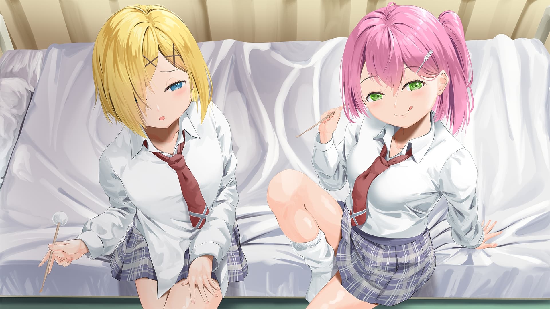 「あざとい後輩」vs「クールな幼なじみ」vs「お淑やかな先輩」 サンプル画像 5