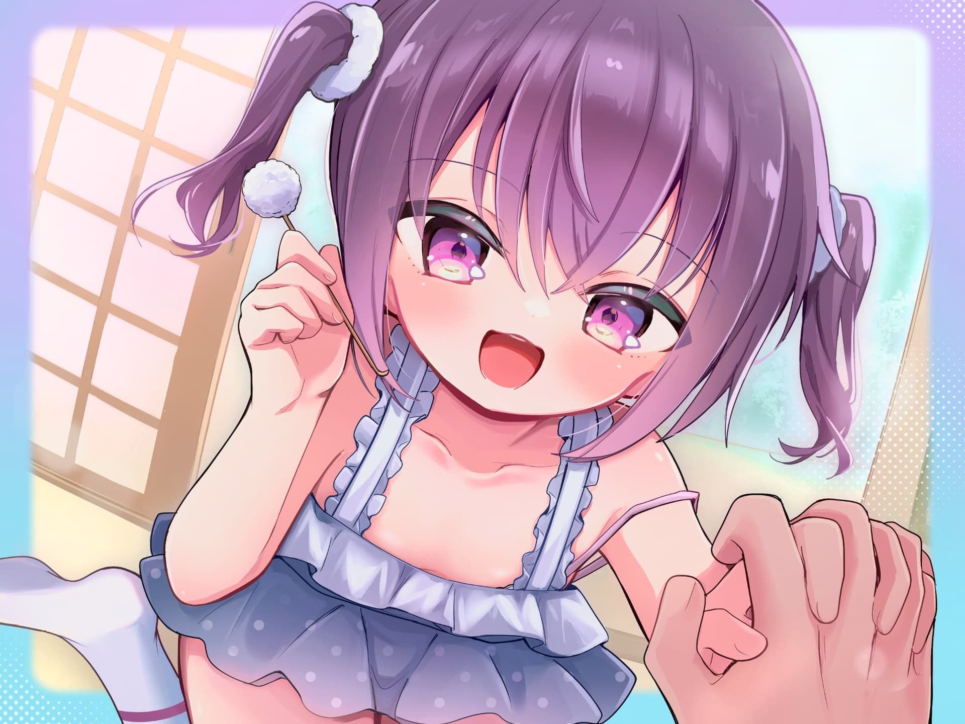 【添い寝密着❎混浴シャンプー❎耳かき】小悪魔♡義妹と…ふたりきり♡和室・お祭り・お風呂で…どきどき温泉旅行♡【好きって言ったら負けゲーム♡】 サンプル画像 8