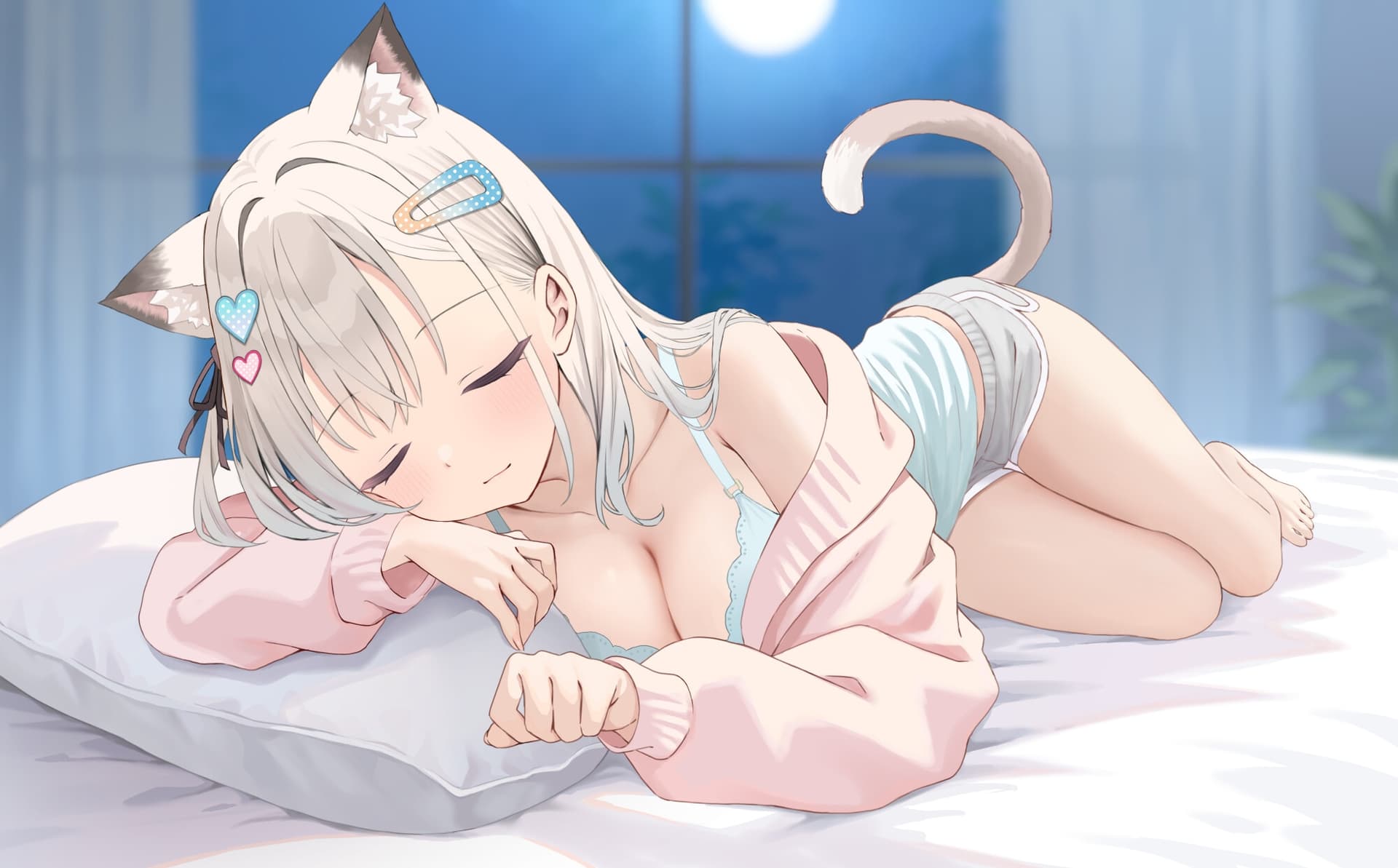 ≪もっとなでなでしてにゃん♡≫ ご主人様だいすきモカちゃんとふわふわにゃんにゃんな1日 【おひるね・お耳そうじ・おふろ】 サンプル画像 1