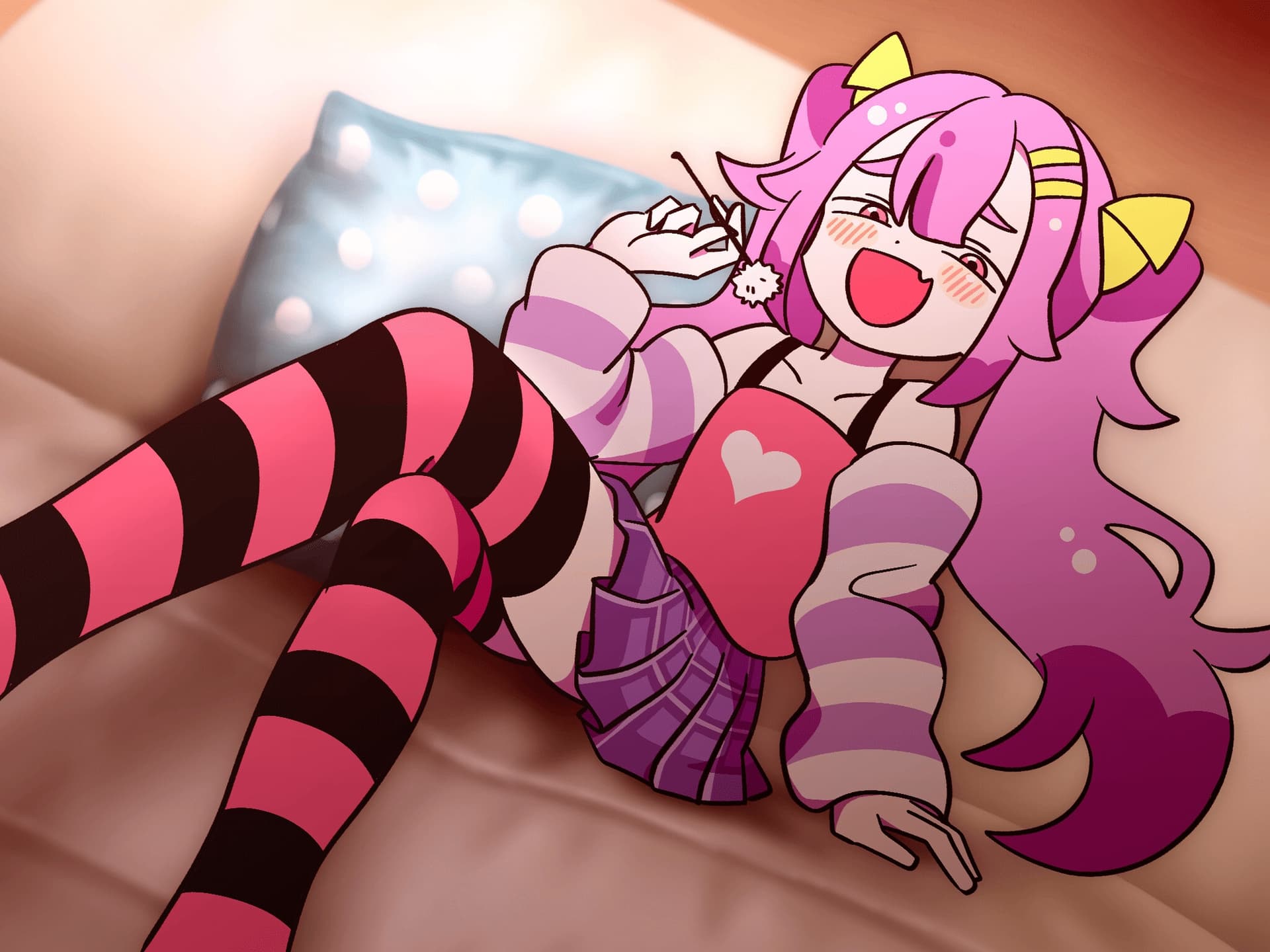【ざこのあひるASMR】ナマイキ少女のあまあま耳かき♡今日は素直に添い寝で癒やしてあげちゃお♡♡♡ サンプル画像 1
