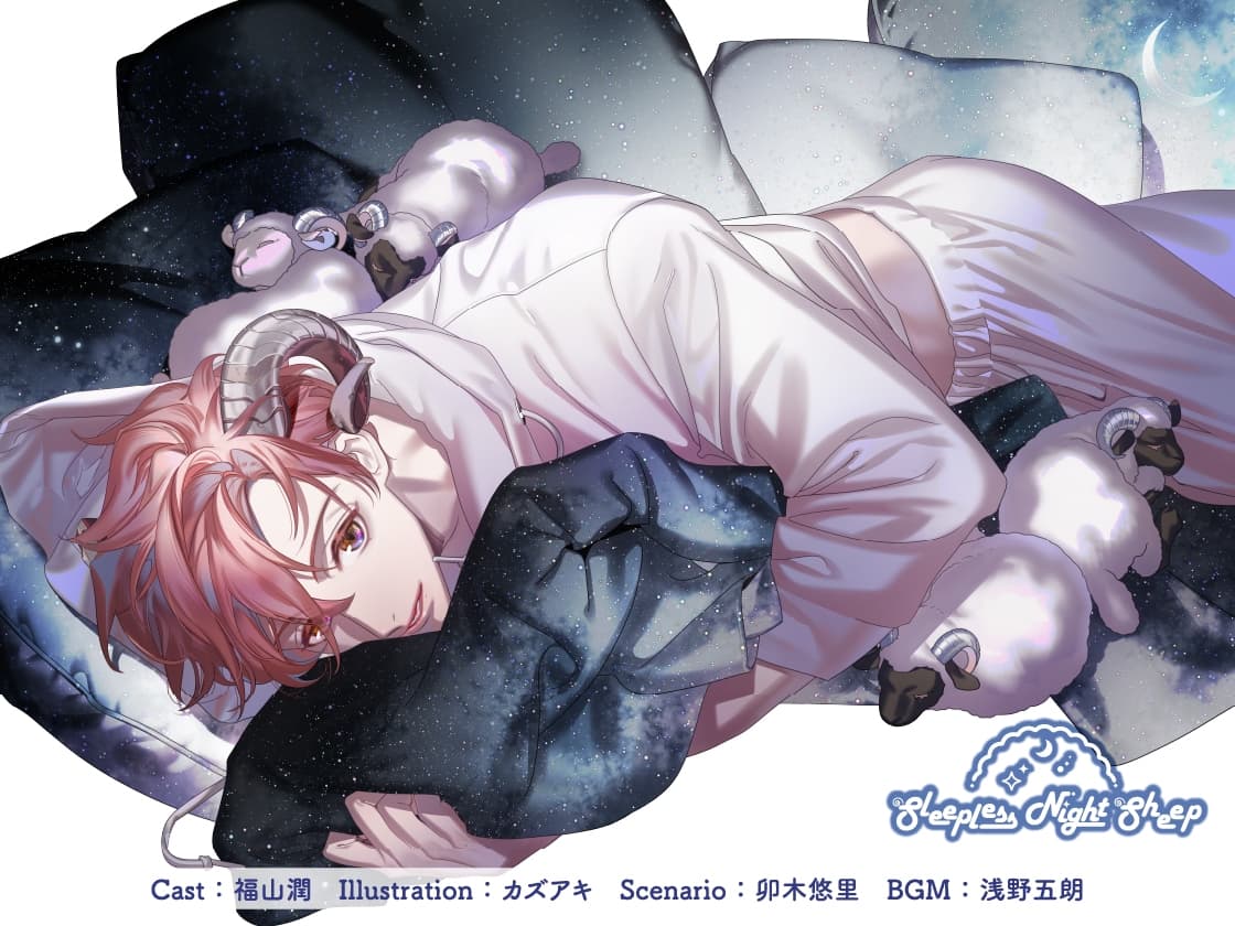 【CV.福山潤】Sleepless Night Sheep ～明良といっしょにいいユメを～ サンプル画像 1