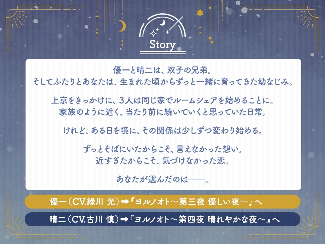 【セット版】ヨルノオト～第三夜 優しい夜～・ヨルノオト～第四夜 晴れやかな夜～ サンプル画像 2