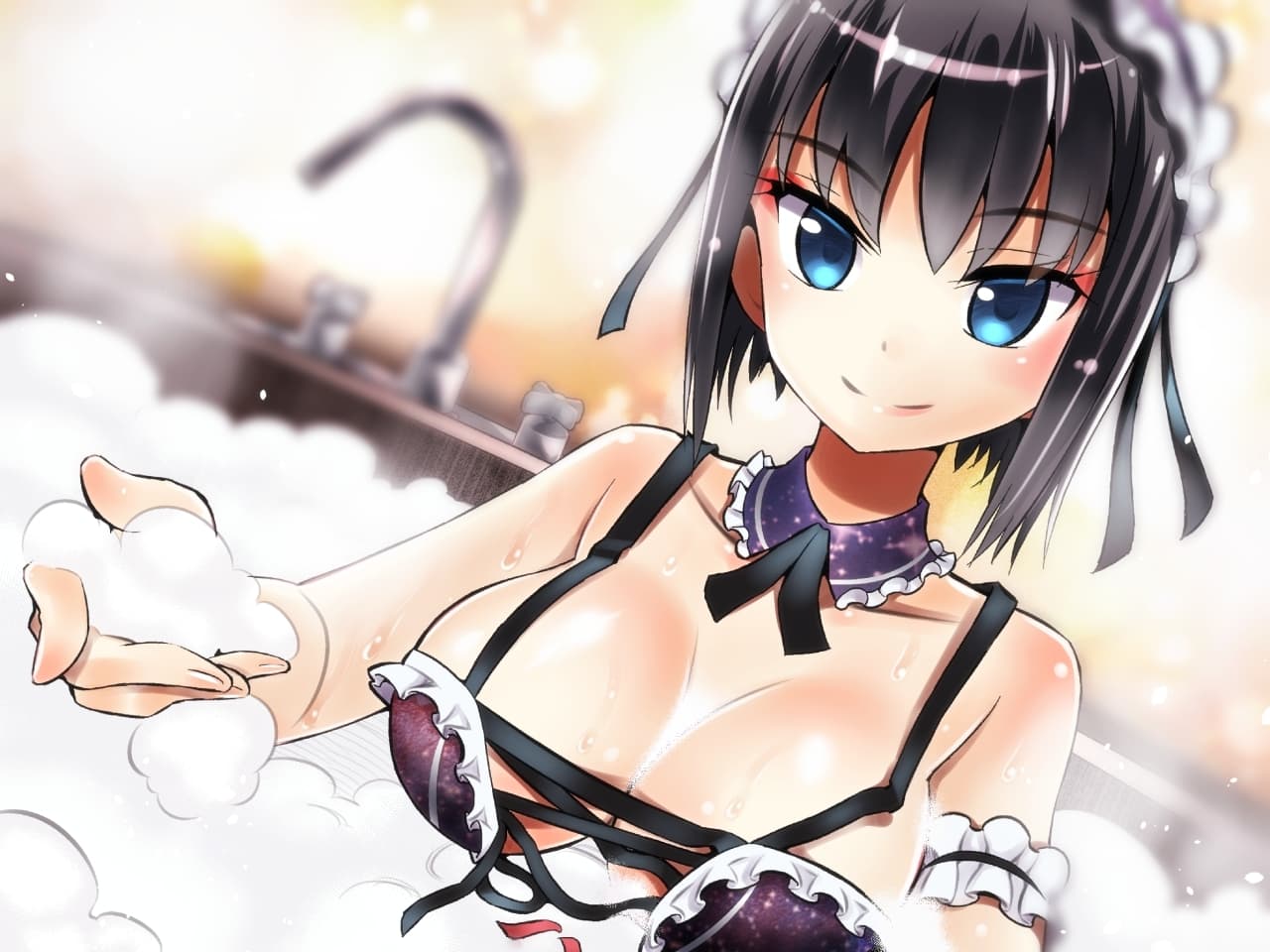 ご奉仕♪メイドり～夢☆さぁや 厳冬ならではのぬくぬく密着恋洗体 全年齢版 サンプル画像 1