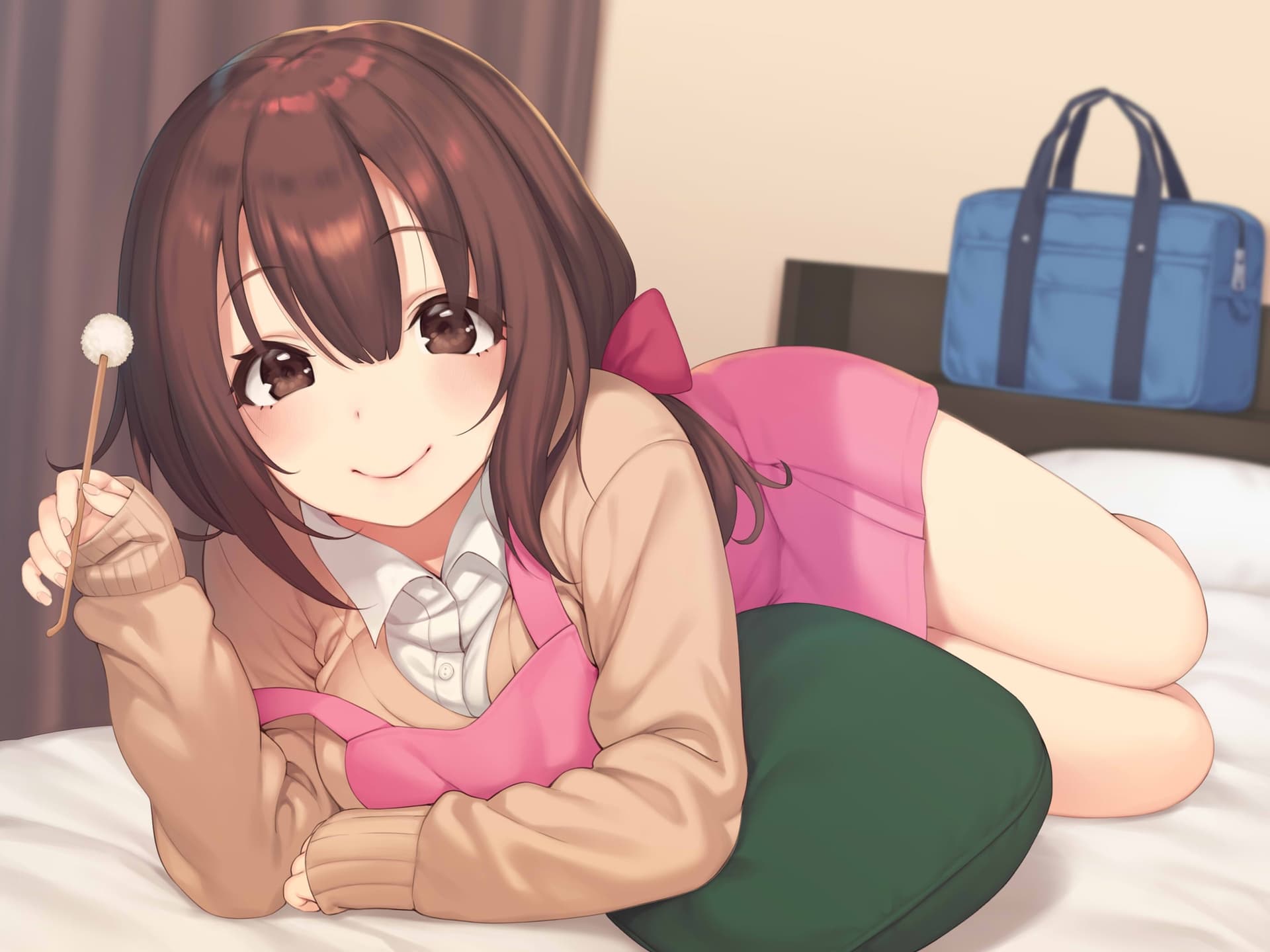 制服彼女との耳かき生活 ～甘やかし上手な少女に癒されませんか?～ サンプル画像 1