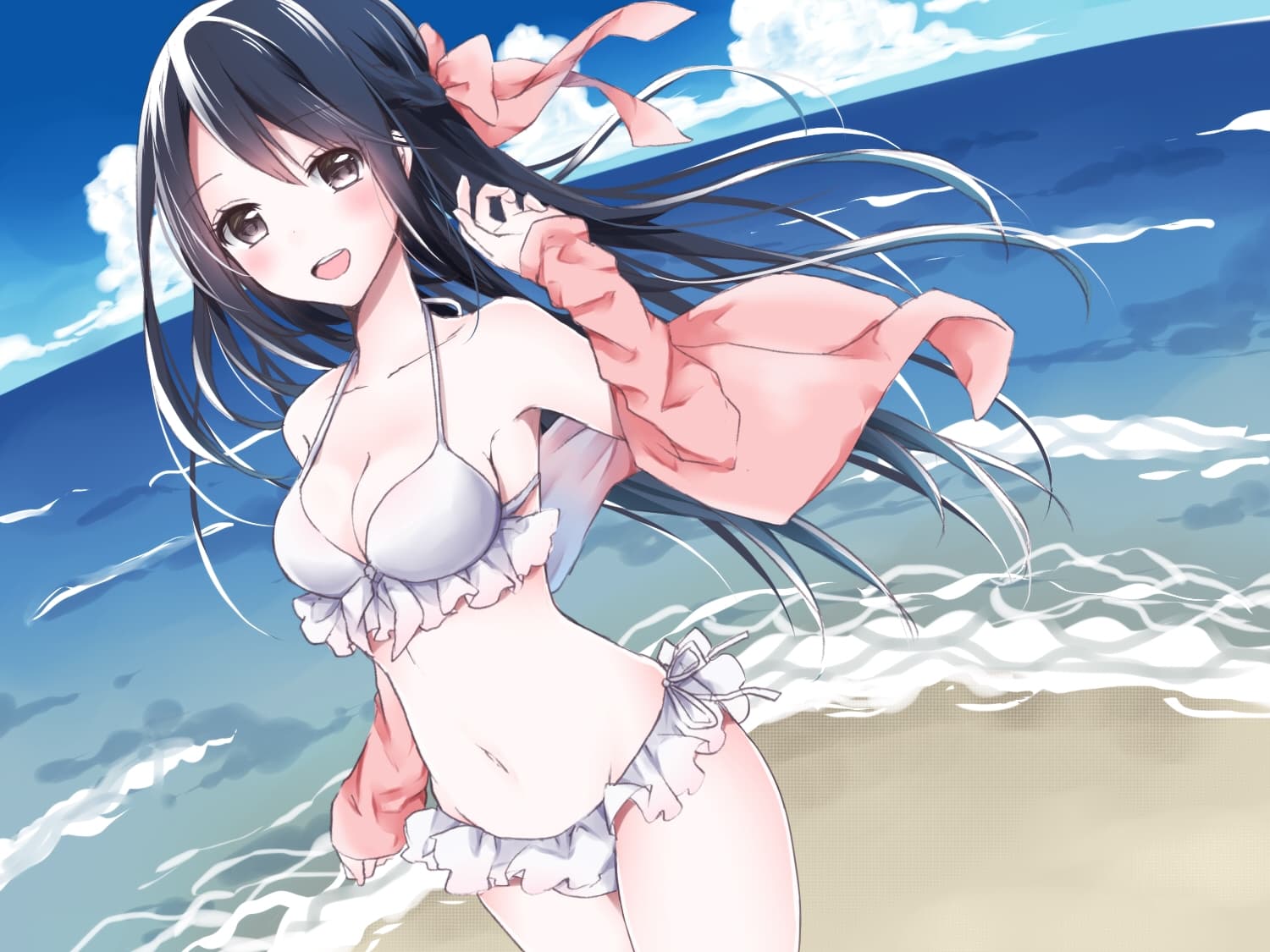 【耳かき・吐息・バイノーラル】あの海でまた君と【オイルマッサージetc】 サンプル画像 1