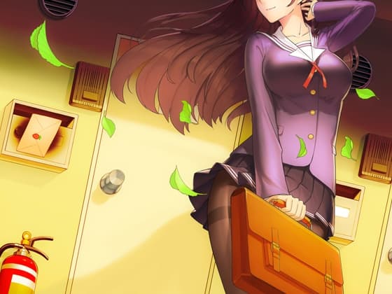 【涙を作る】憧れの美人文系先輩からの告白(レター) サンプル画像 1